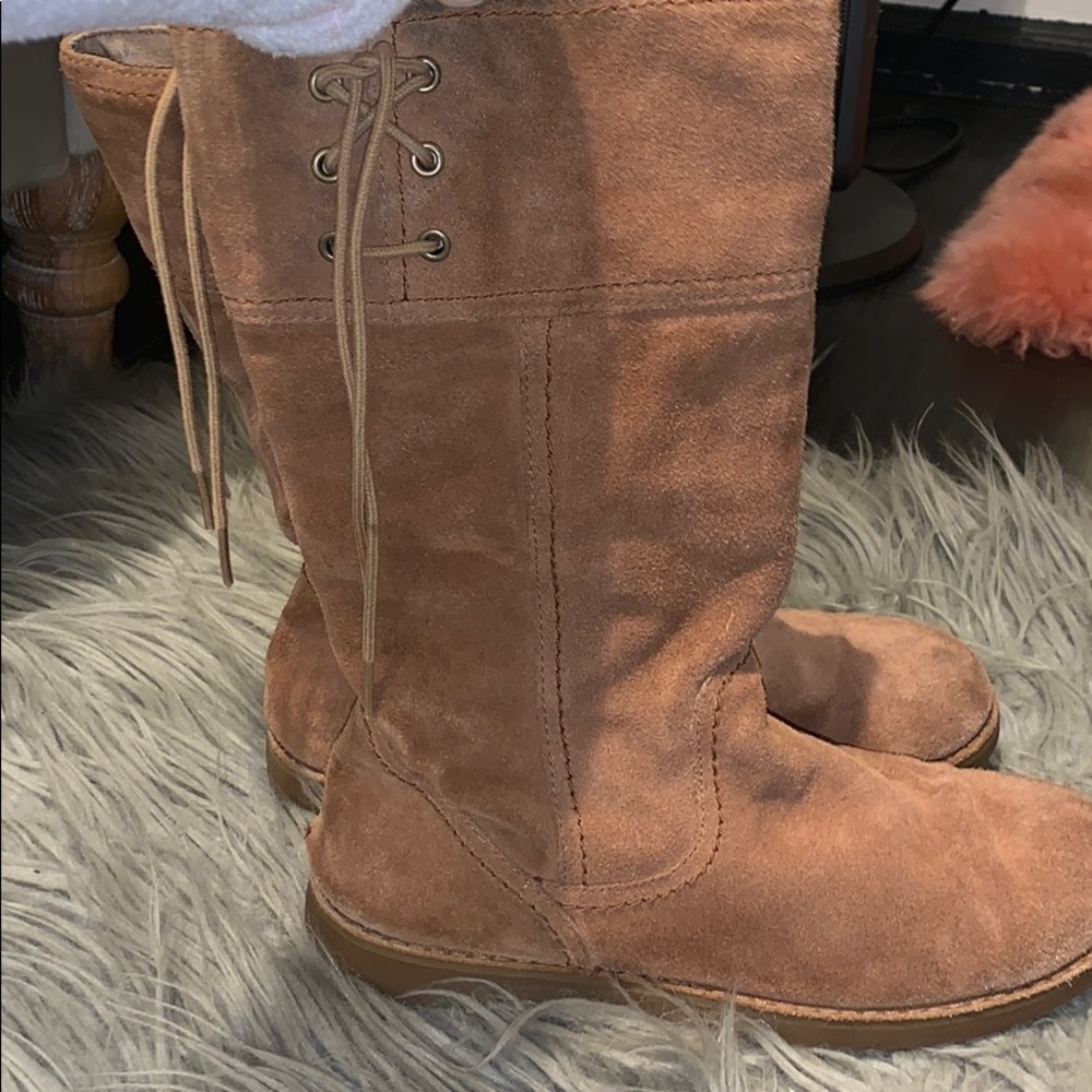 Ugg suede riding boots